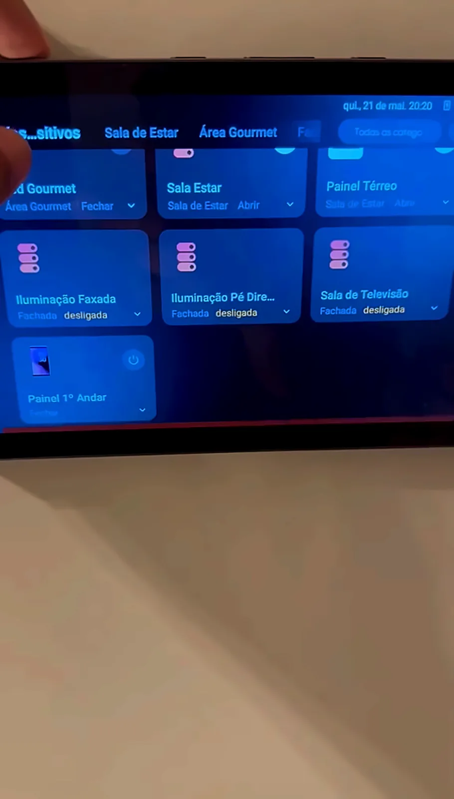Interface de automação integrada em projeto SEG